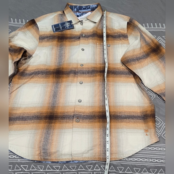 Tommy Bahama Canyon Beach Button Down Flannel Size Large - Picture 6 of 8